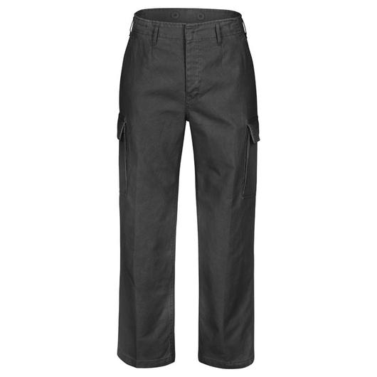 Moleskinhose stonewashed schwarz