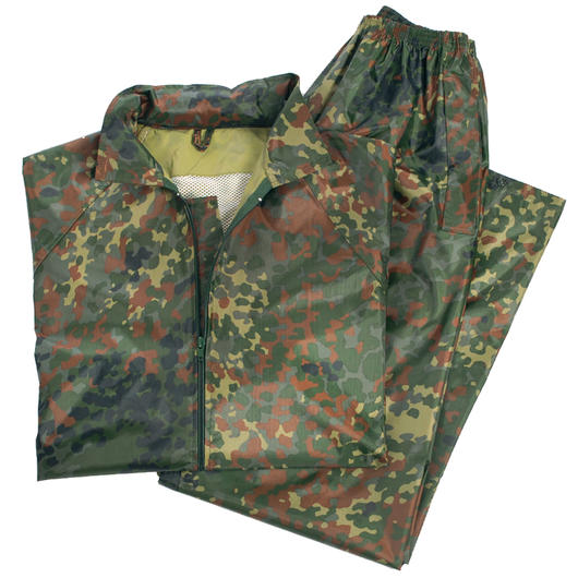 Regenanzug flecktarn