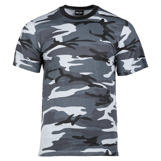 MFH T-Shirt halbarm sky blue camo