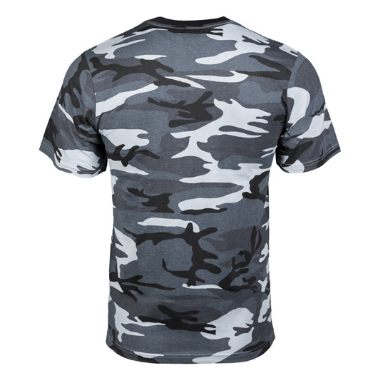 MFH T-Shirt halbarm sky blue camo Bild 1