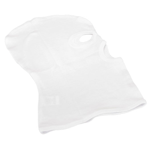 Kopfhaube, Balaclava 3-Loch, weiss Bild 4