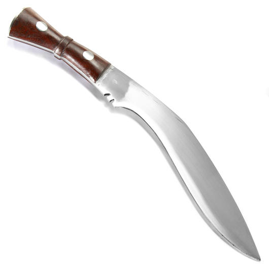 Gurkha Haumesser mit zwei kleinen Beimesser Kohlenstoffstahl Bild 1