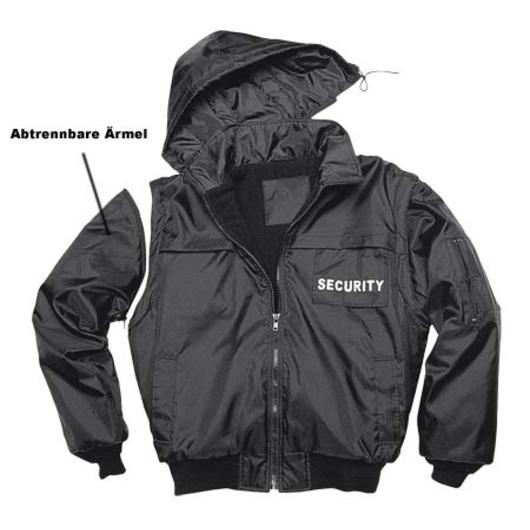 Security Blouson, schwarz