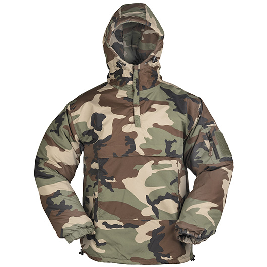 Mil-Tec Winter-Windbreaker mit Fleecefutter woodland