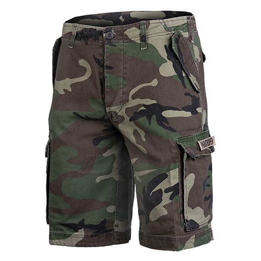 Paratrooper Shorts washed woodland