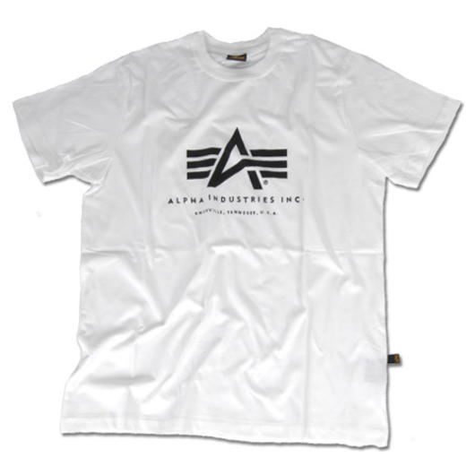 Alpha Basic T-Shirt, weiß