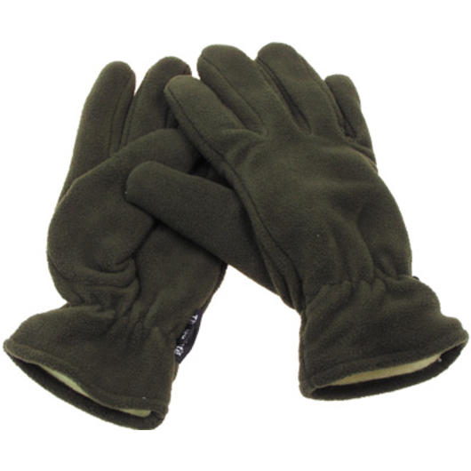 Fleece-Fingerhandschuhe, oliv