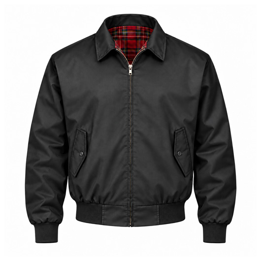 Harrington Jacke, schwarz