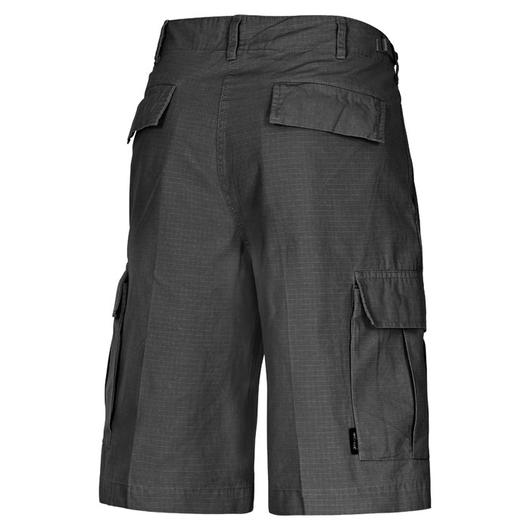 Bermuda Short Ripstop, prewash, schwarz Bild 1