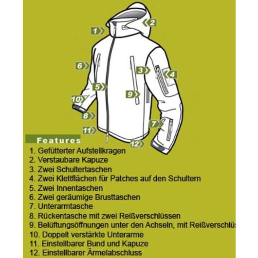 S.T. Condor Summit Softshell Outdoor Jacke tan Bild 2