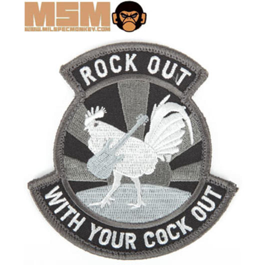 Mil-Spec Monkey Rock Out With Your Cock Out Patch Swat