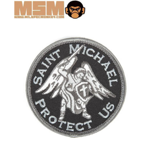 Mil-Spec Monkey Saint Michael Protect Us Patch Swat