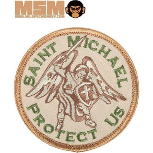 Mil-Spec Monkey Saint Michael Protect Us Patch Arid