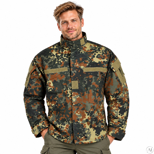 MFH ACU Jacke Ripstop flecktarn Bild 2