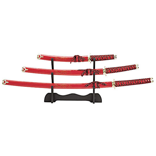 Schwertset Red Fire Samurai