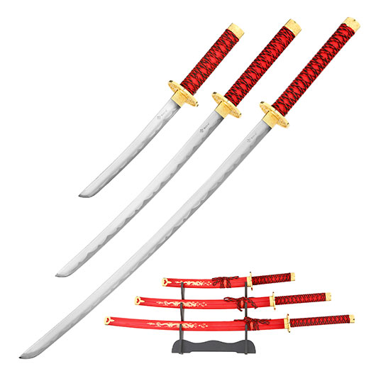Tole 10 Imperial Schwertset Red Fire Samurai