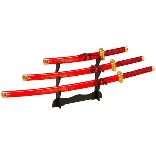 Tole 10 Imperial Schwertset Red Fire Samurai Bild 11