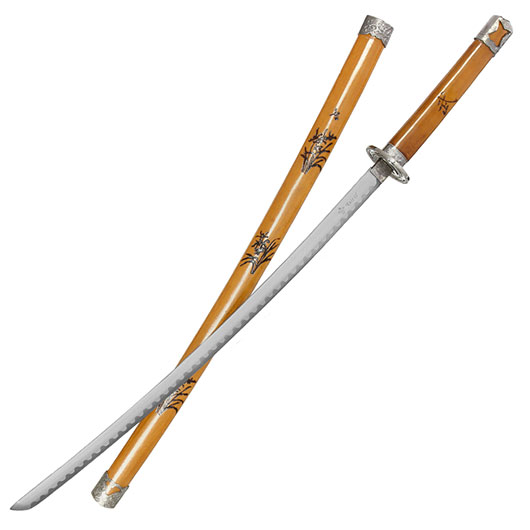 Tole 10 Imperial Schwert Classic Wood Samurai Carbonstahl Bild 3