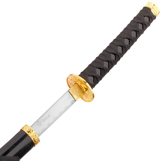 Tole 10 Imperial Schwertset Golden Dragon 3-teilig inkl. Stnder schwarz Bild 5
