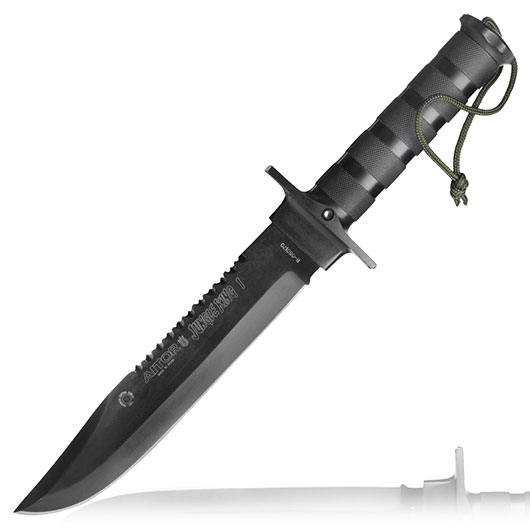 Jungle King I Überlebensmesser schwarz
