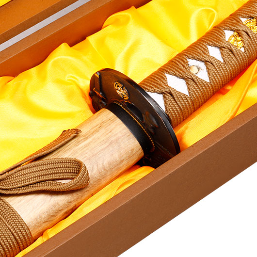 Tole 10 Imperial Samuraischwert Wood mit Aufbewahrungskiste Bild 6