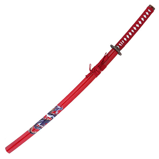 Tole 10 Imperial Schwert Red Dragon Samurai Bild 2