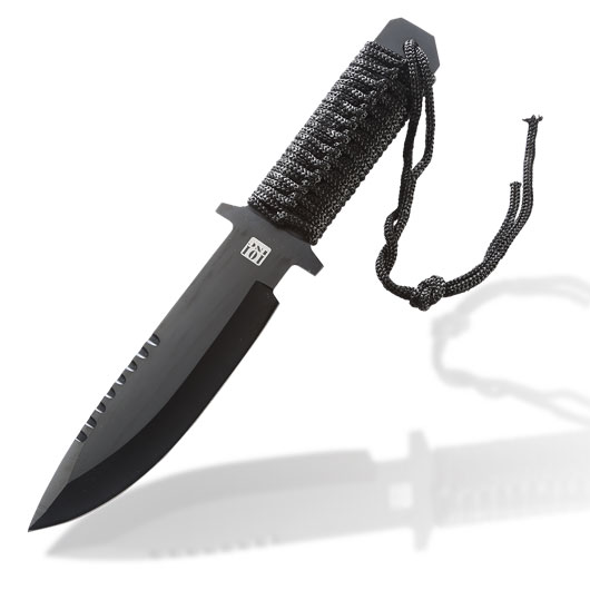 101 INC Combat Messer Recon 10 Modell A schwarz