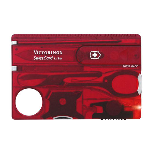 Victorinox SwissCard Lite Multitool rot