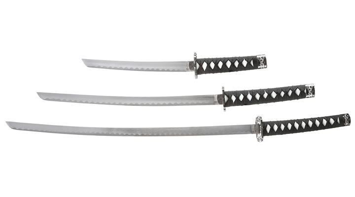 Schwert-Set Samuraigarnitur Beni inkl. Stnder Bild 1