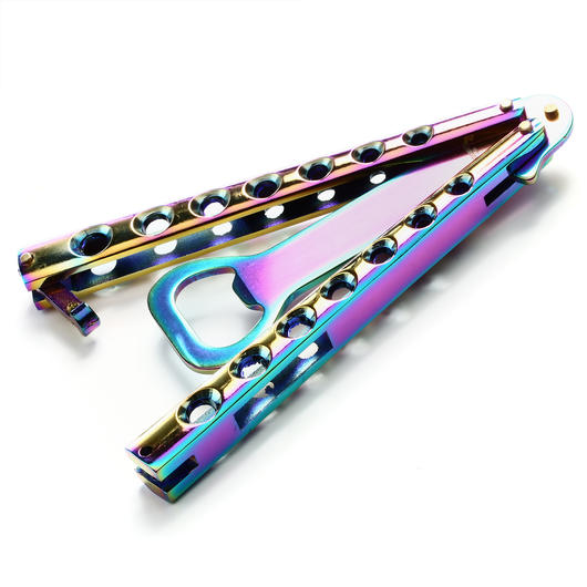 CJH Flaschenffner Butterfly rainbow Bild 3