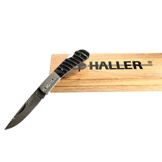 Haller Damast Taschenmesser Bffelhorn Bild 6