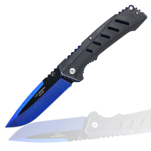 CJH Einhandmesser blau / schwarz