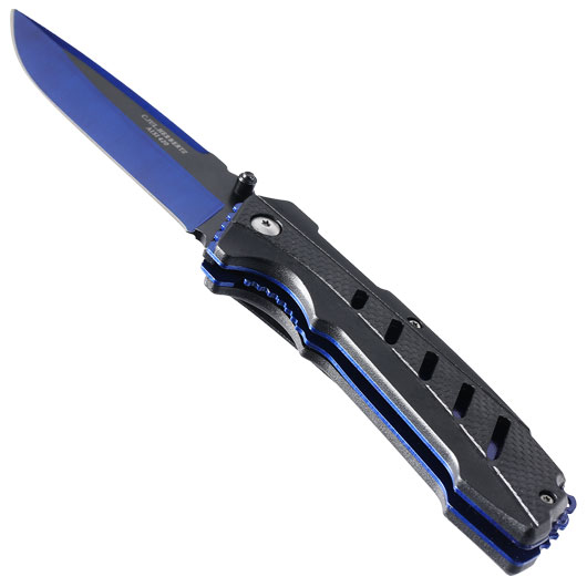 CJH Einhandmesser blau / schwarz Bild 2