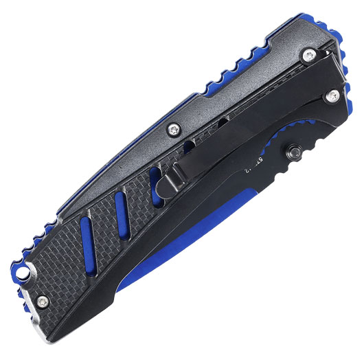 CJH Einhandmesser blau / schwarz Bild 5
