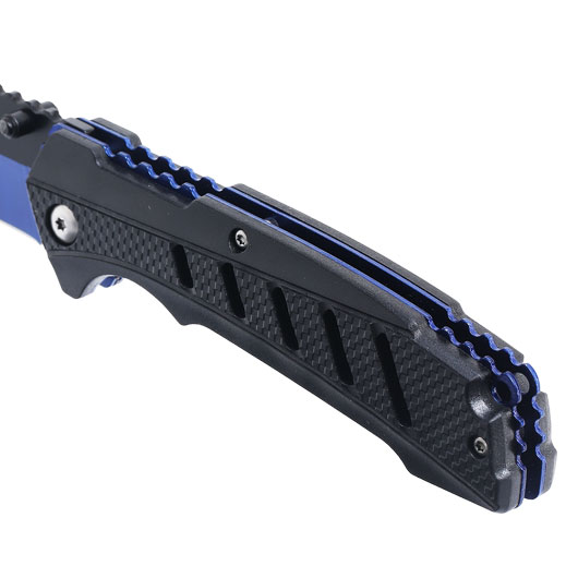 CJH Einhandmesser blau / schwarz Bild 6
