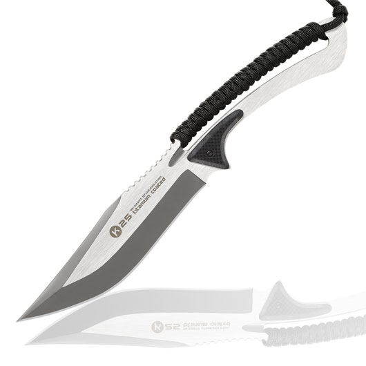 RUI K25 Messer Tactical Black Cord inkl. Nylonscheide
