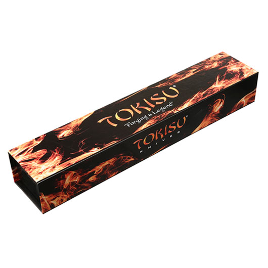 Tokisu Outdoormesser Takeda silber/schwarz inkl. Grtelscheide und Box Bild 8