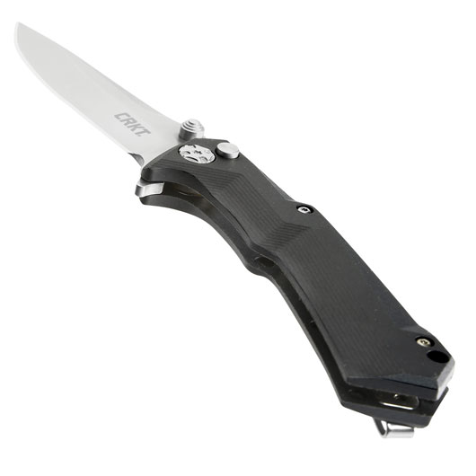 CRKT Einhandmesser Tighe Two Clip Point silber/schwarz inkl. Grtelclip Bild 2