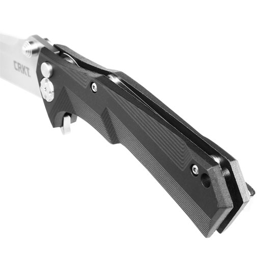 CRKT Einhandmesser Tighe Two Clip Point silber/schwarz inkl. Grtelclip Bild 6