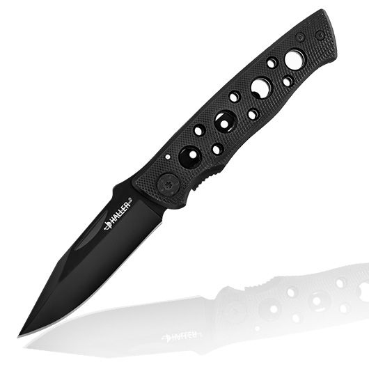 Haller Taschenmesser schwarz Leichtmetall