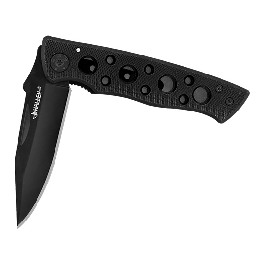 Haller Taschenmesser schwarz Leichtmetall Bild 3