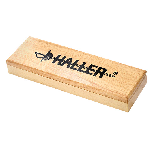 Haller Damast Taschenmesser Olivenholz II mit Holz-Geschenkbox Bild 8