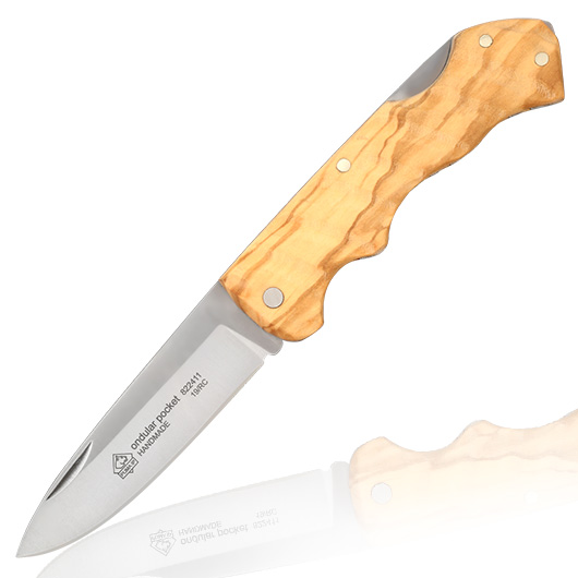Puma IP Taschenmesser Ondular Pocket Olivenholzgriff