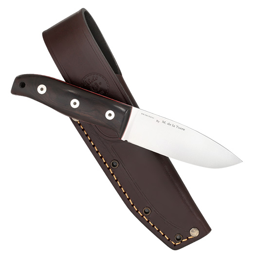 Nieto Outdoormesser Bosque Grenadill inkl. Lederscheide Bild 2