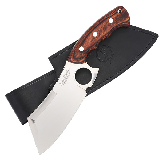 United Cutlery Cleaver Bloodwood Version Gil Hibben inkl. Ledergrtelscheide Bild 2