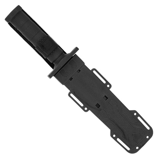 CJH Outdoormesser schwarz inkl. Kunststoffscheide Bild 3