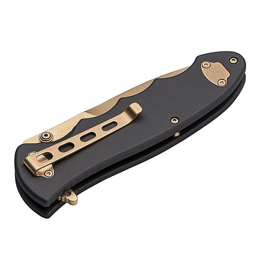 Bker Leopard Damast III Gold Sammlermesser Bild 1