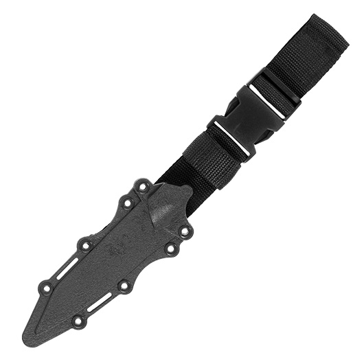 MP Airsoft BC 141 Style Deko Gummi Messer inkl. Scheide schwarz Bild 6