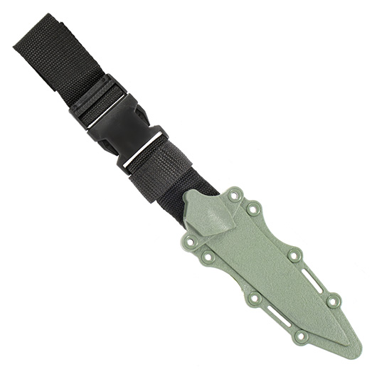 MP Airsoft BC 141 Style Deko Gummi Messer inkl. Scheide oliv Bild 6