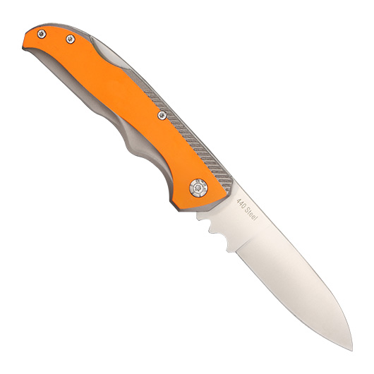 Black Ice O-Sail Taschenmesser orange in Blechdose Bild 1